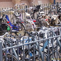 As in other parts of the Netherlands, there are plenty of bicycles in Delft